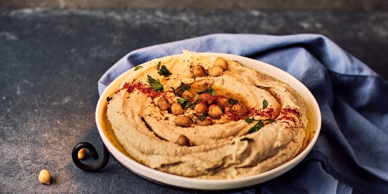 Cremiger Hummus -Reztept für die traditionelle Vorspeidse der Levantischen Küche